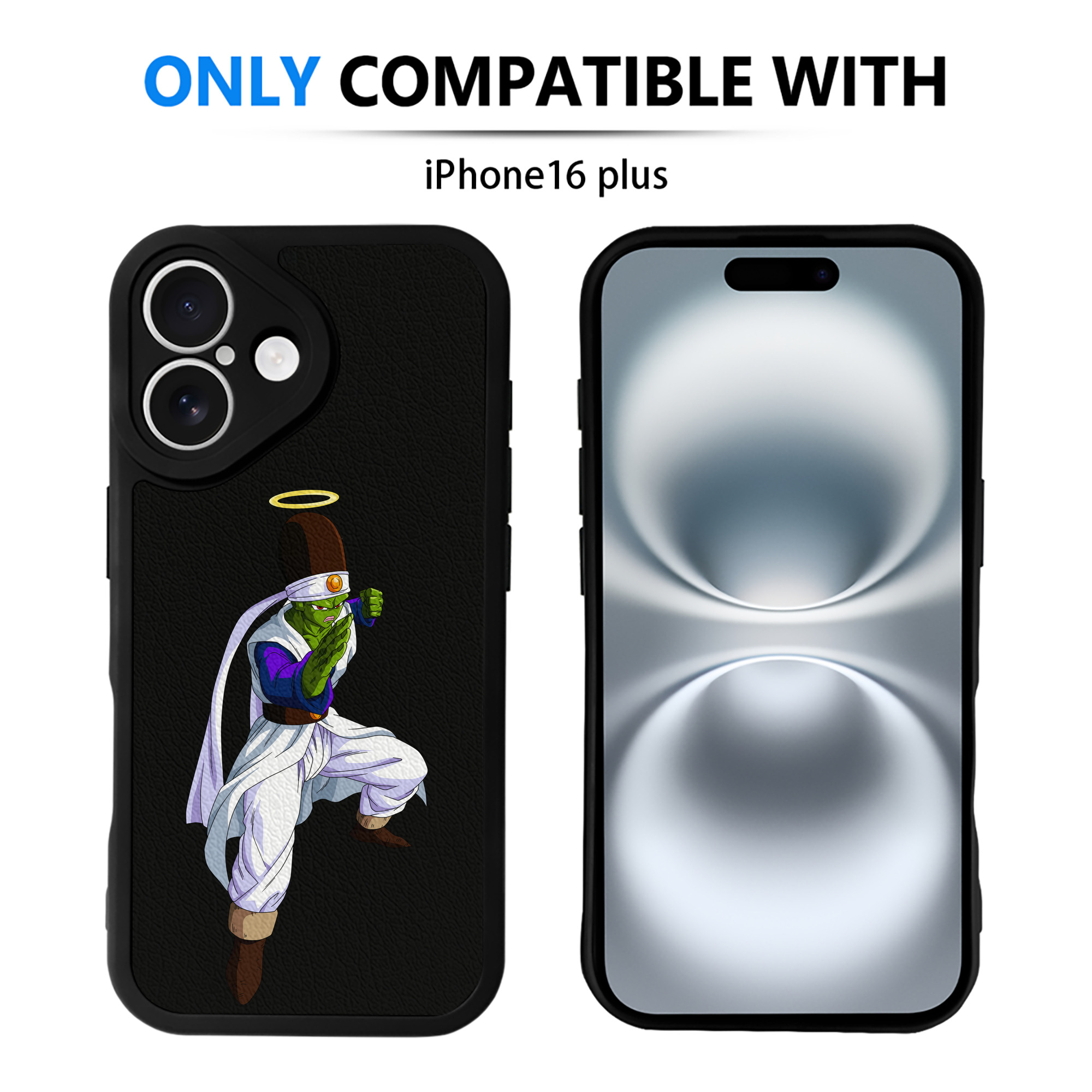 （画像用） ドラゴンボール パイクーハン DRAGON BALL Pikkon 【iPhone 16シリーズ対応】シリコンスマホケース（レザー調） 材質：シリコン